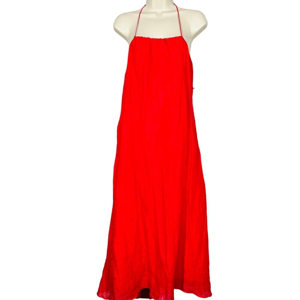 NEW! Banana Republic Strappy Shift Dress Loose Fit Melon - XS